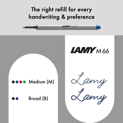 LAMY Swift Rollerball Pen – Anthracite | Blue Refill, Broad