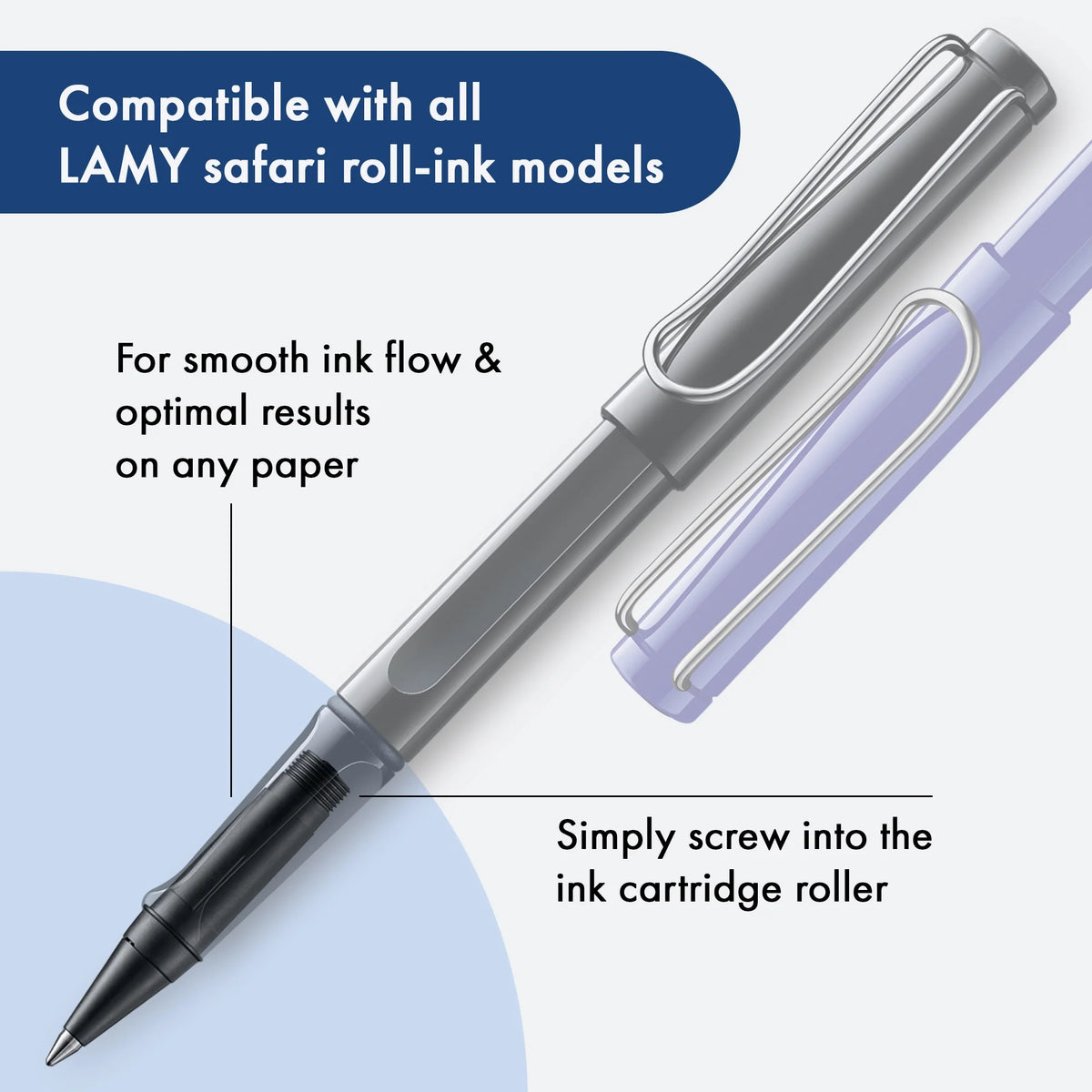 LAMY Z140 Writing Tip for Safari Roll-Ink – Black