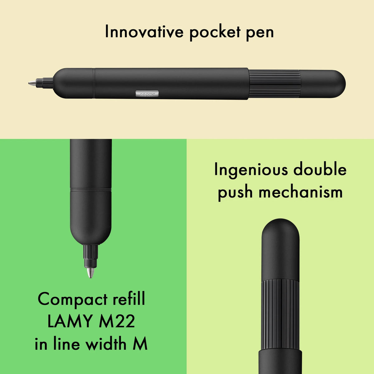 LAMY Pico Ballpoint Pen – Black