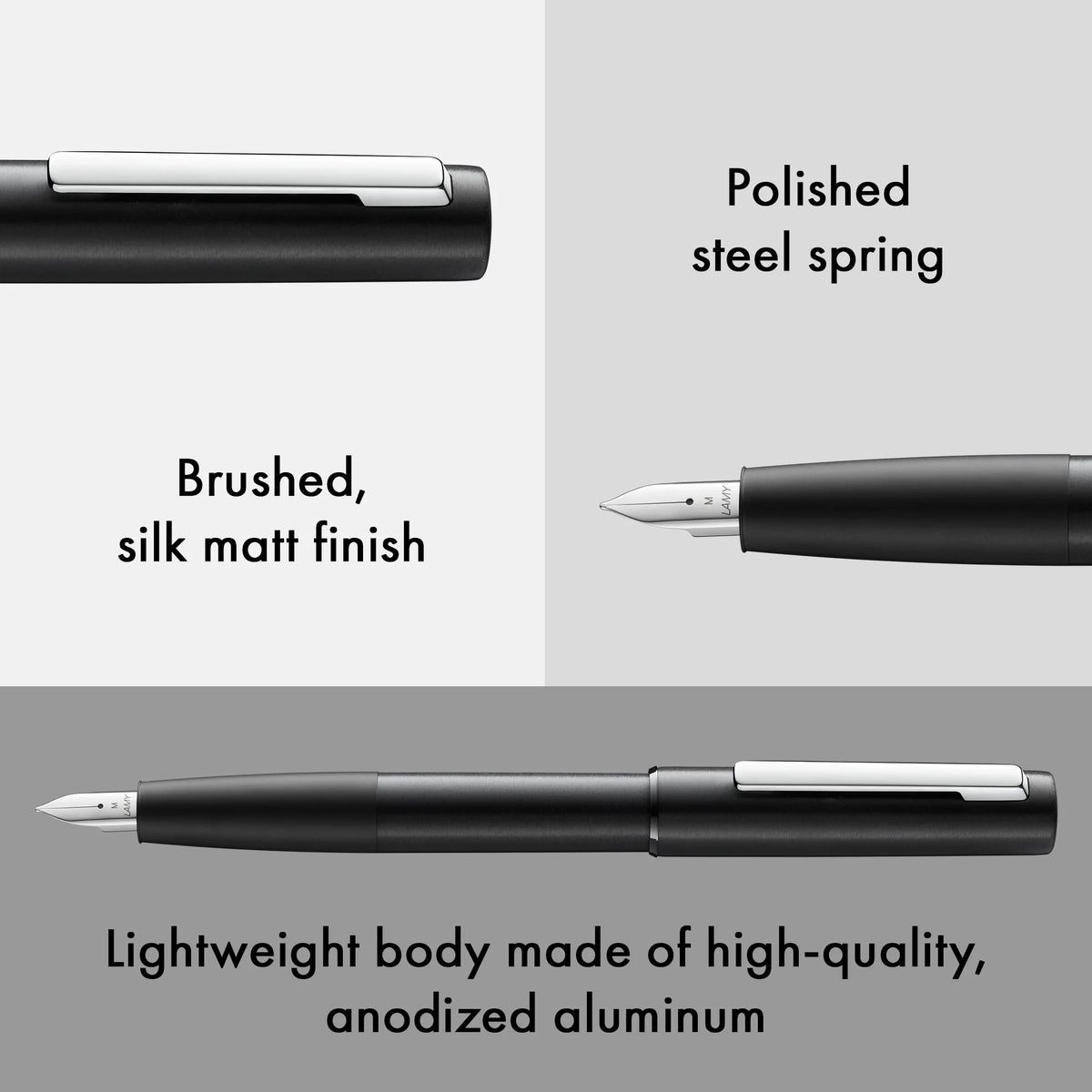 LAMY Aion Fountain Pen – Black