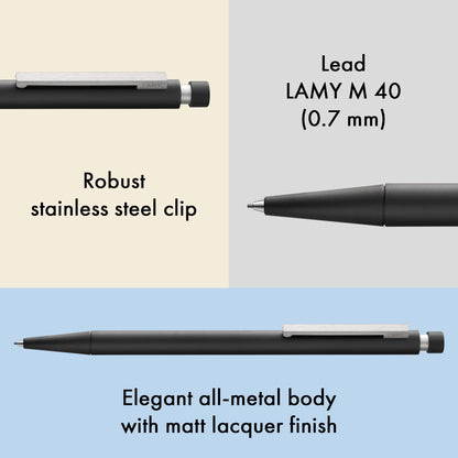 LAMY CP1 Mechanical Pencil – Black | 0.7 mm HB Lead