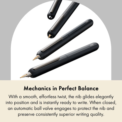 LAMY Dialog Fountain Pen – Black