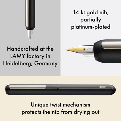 LAMY Dialog Fountain Pen – Black