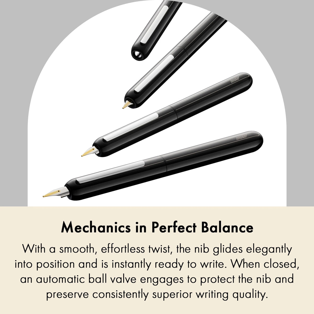 LAMY Dialog Fountain Pen – Piano Black