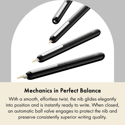 LAMY Dialog Fountain Pen – Piano Black