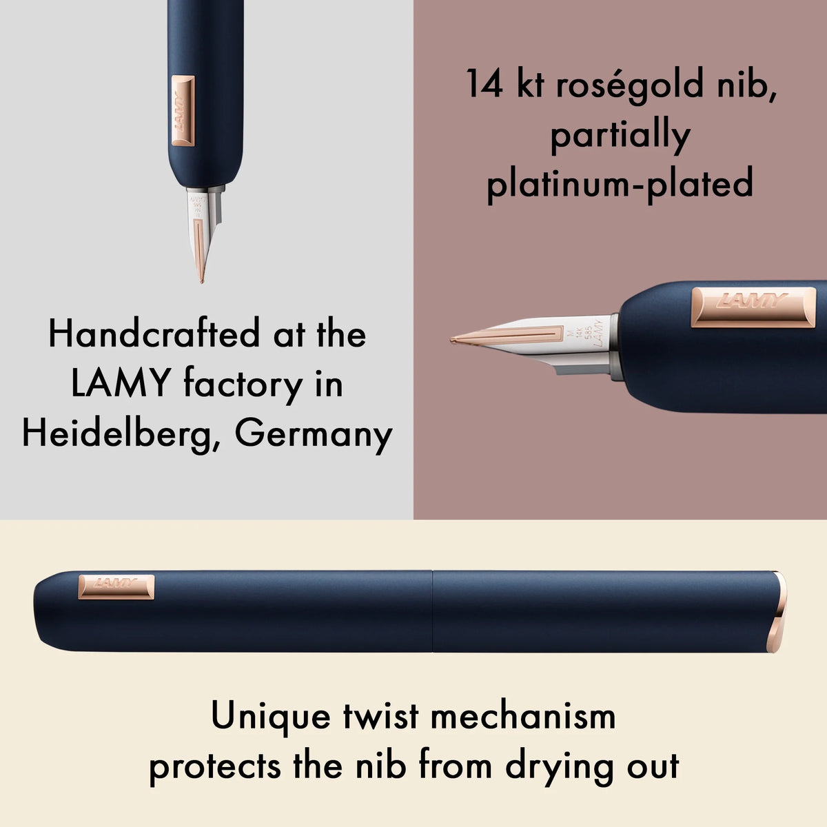 LAMY Dialog CC Fountain Pen – Blue
