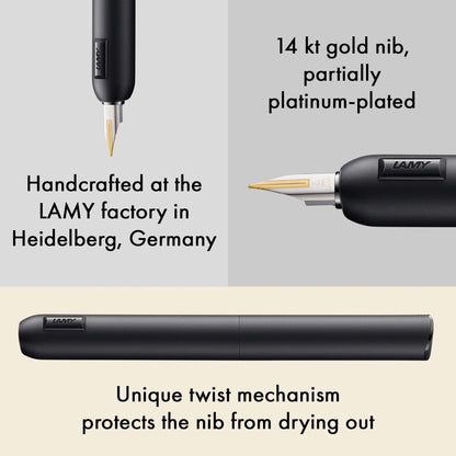 LAMY Dialog CC Fountain Pen – All Black