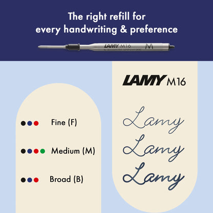 LAMY Noto Ballpoint Pen – Black | Black Refill, Medium