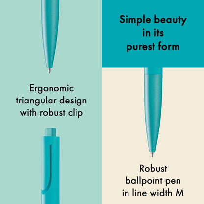 LAMY Noto Ballpoint Pen – Teal | Black Refill, Medium