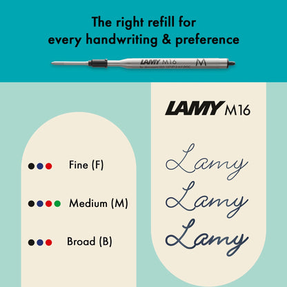 LAMY Noto Ballpoint Pen – All Black | Black Refill, Medium