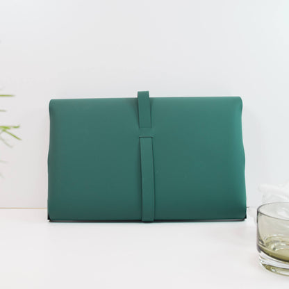 VENT Luxury ETHOS A4 Recycled Leather Document & Tablet Wallet – Emerald Green