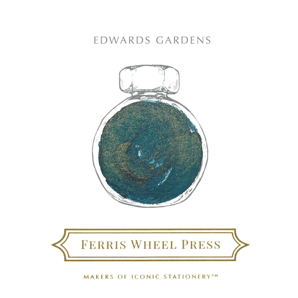 Ferris Wheel Press Fountain Pen Ink – Edwards Gardens, 38ml