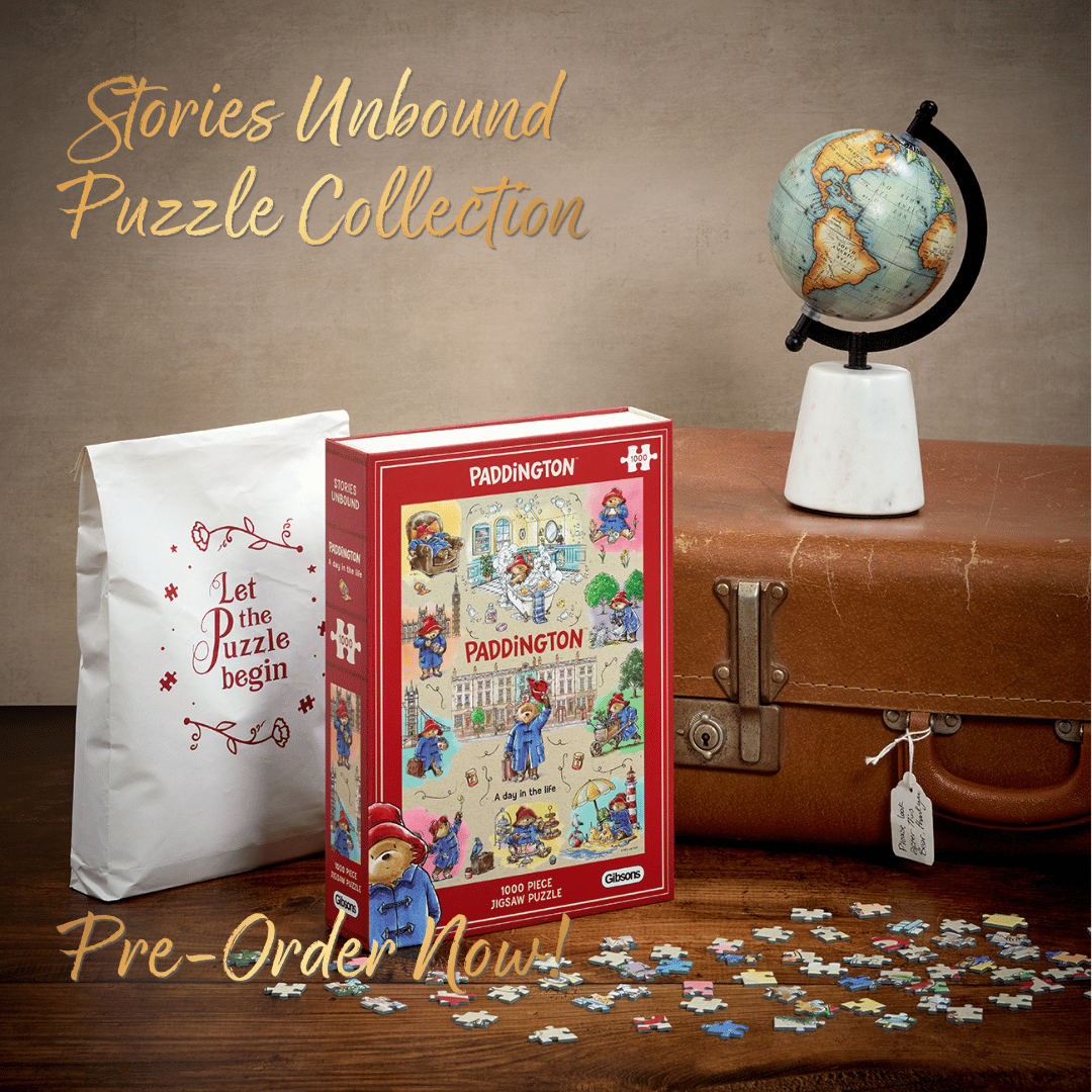 Gibsons Stories Unbound Paddington 1000 Piece Jigsaw Puzzle