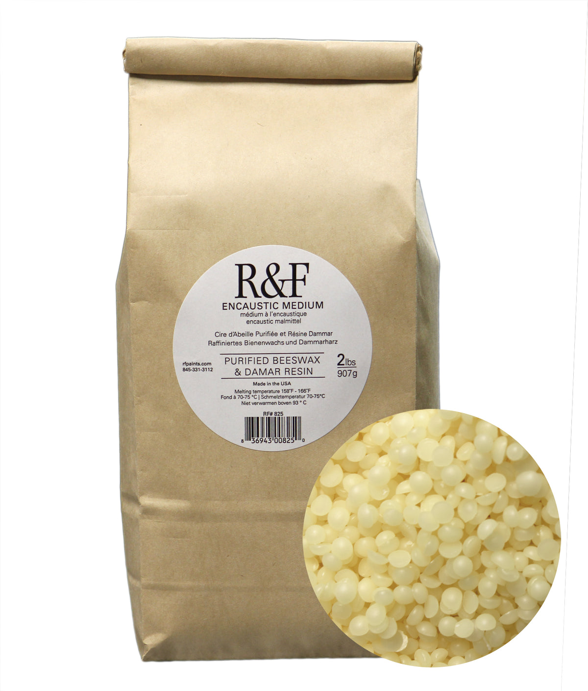 R&F Encaustic Medium, Bagged 2lb (907g)