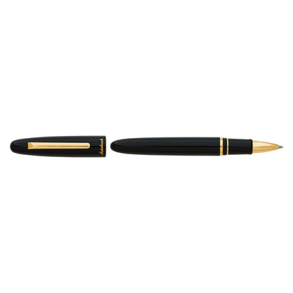 Esterbrook Estie Ebony Black rollerball pen with gold trim