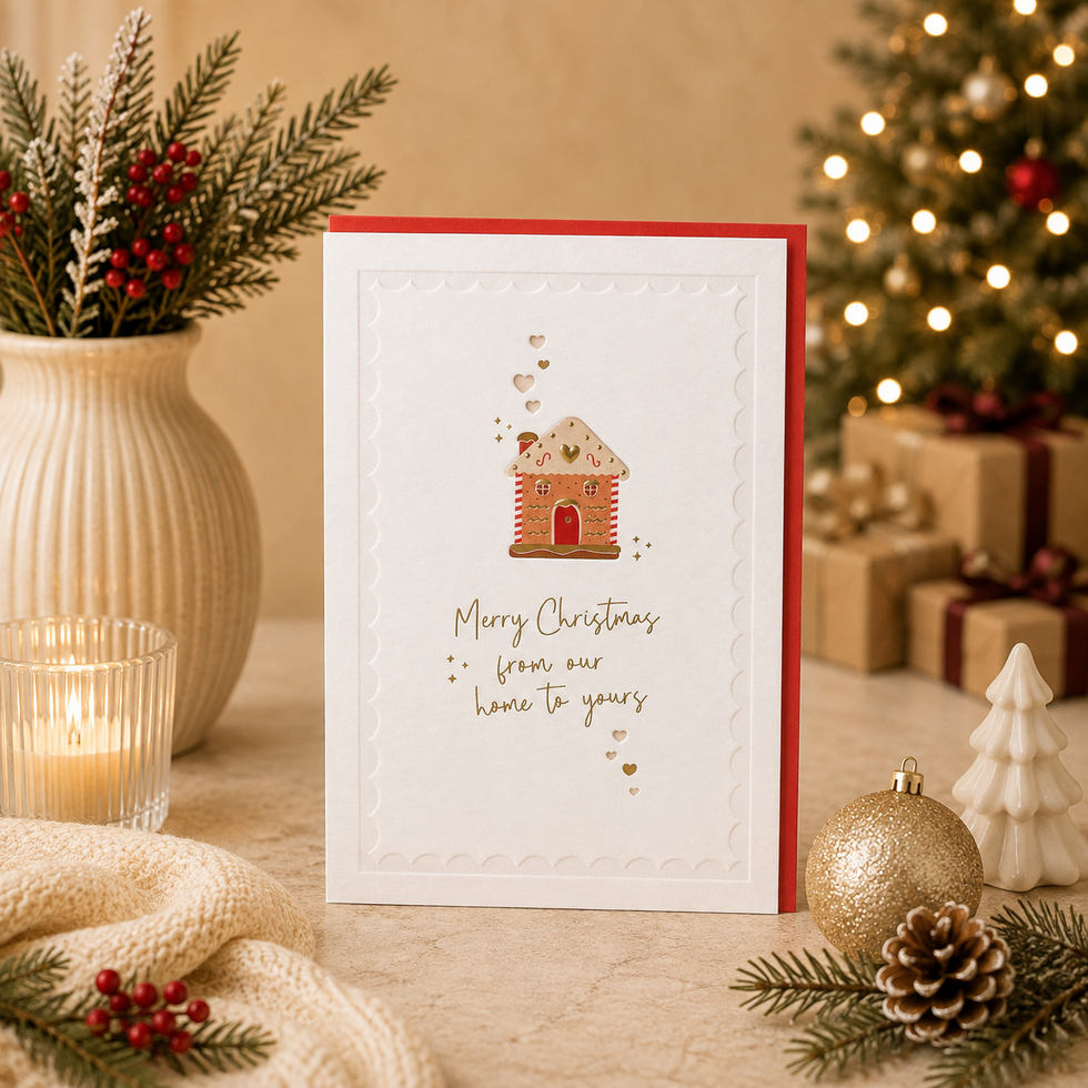 Copacetic Christmas From Our Home to Yours Christmas Card by Heyyy
