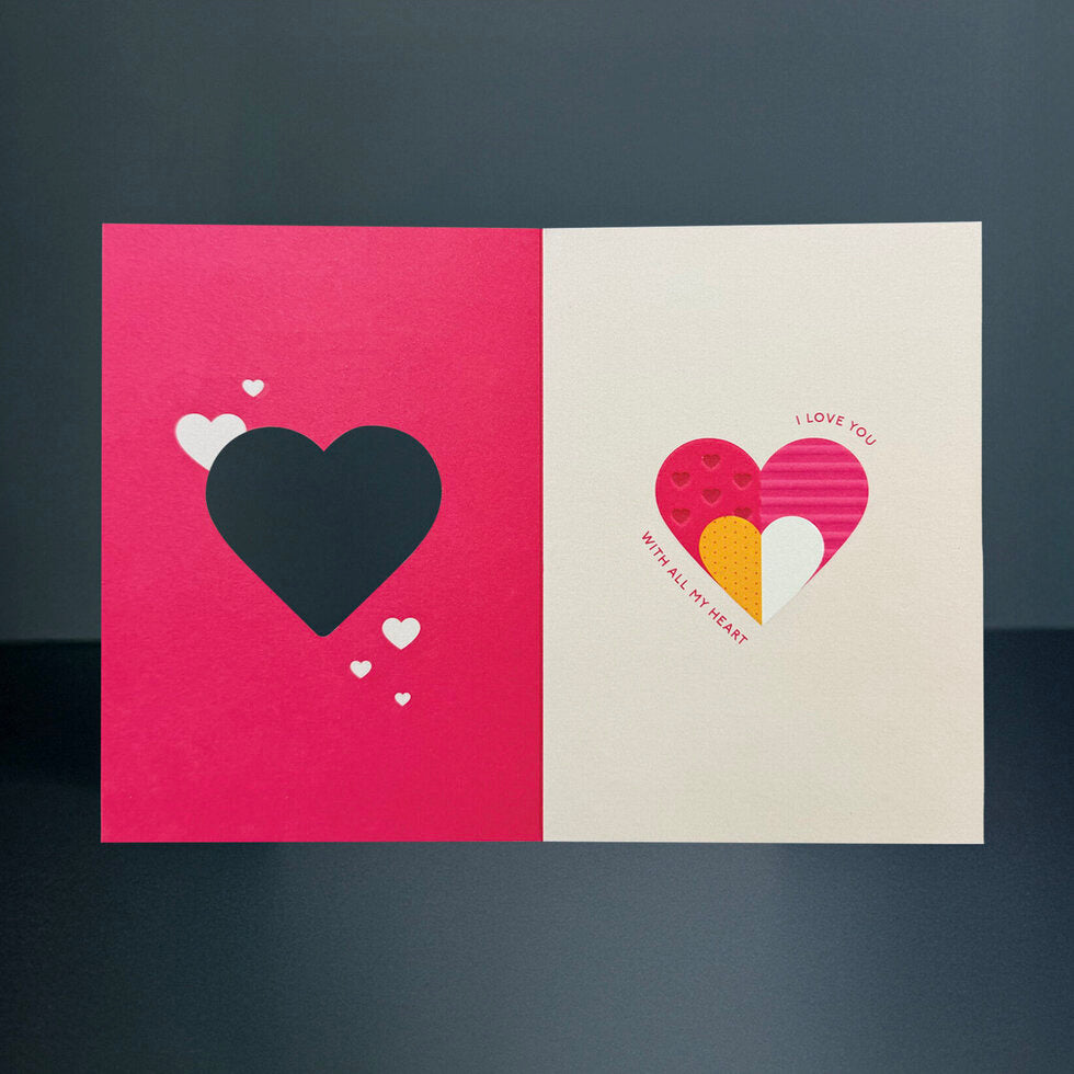 Finestra Heart Anniversary Window Card by Heyyy