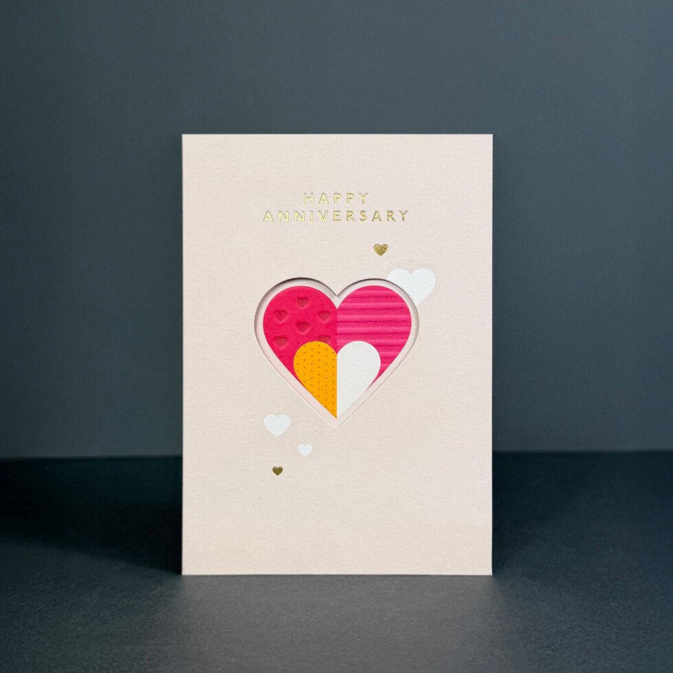 Finestra Heart Anniversary Window Card by Heyyy