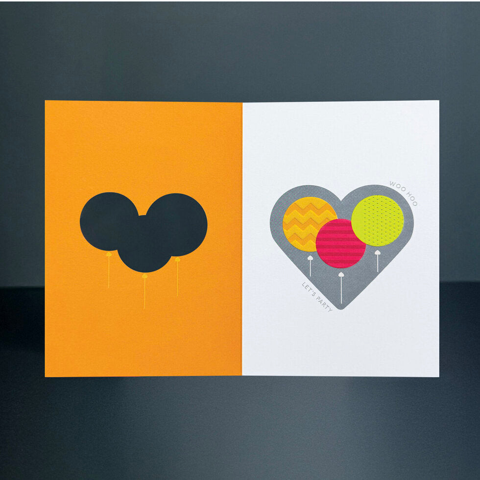 Finestra Birthday Balloons Window Card by Heyyy