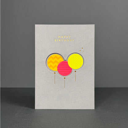 Finestra Birthday Balloons Window Card by Heyyy