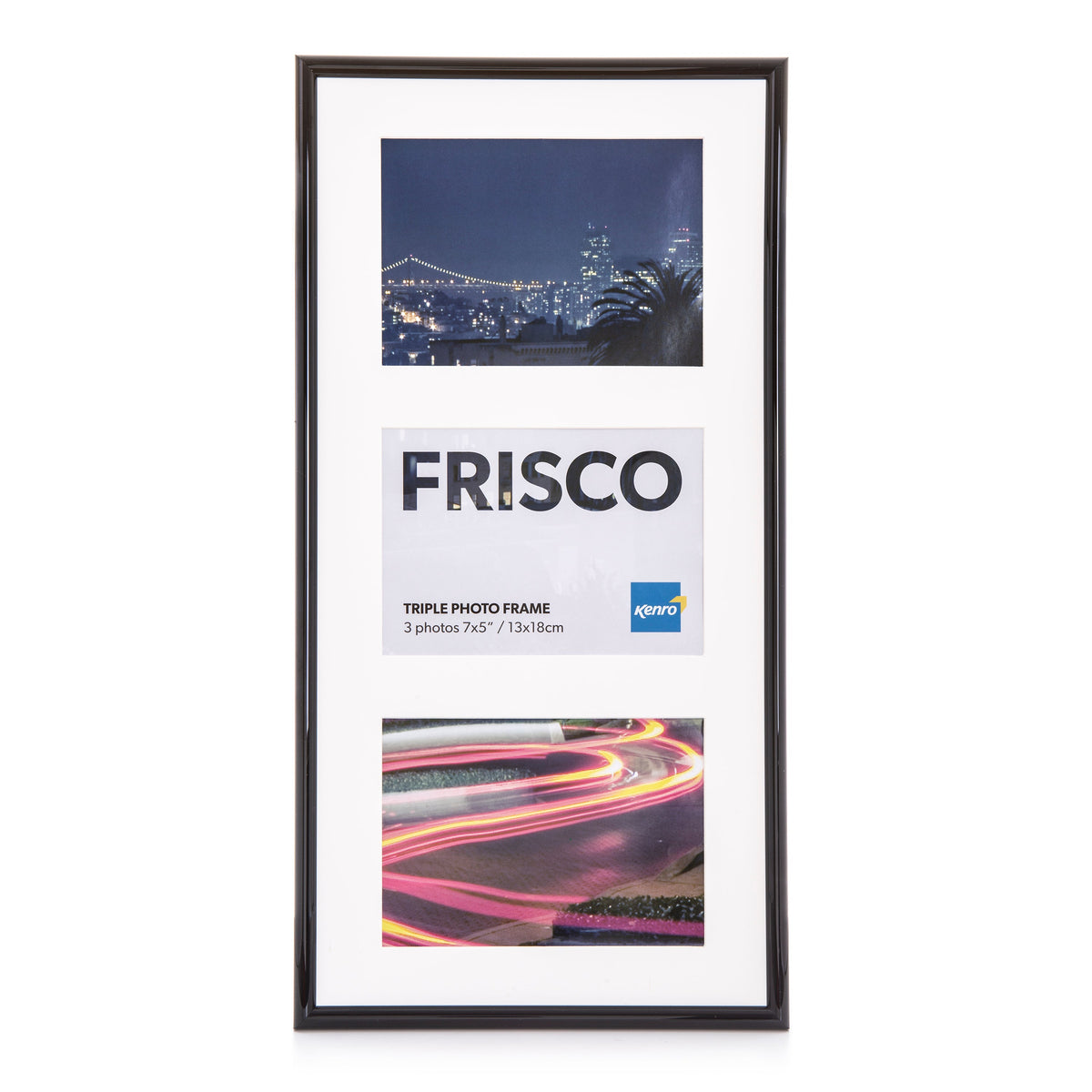 Kenro Frisco black triple 7x5 frame