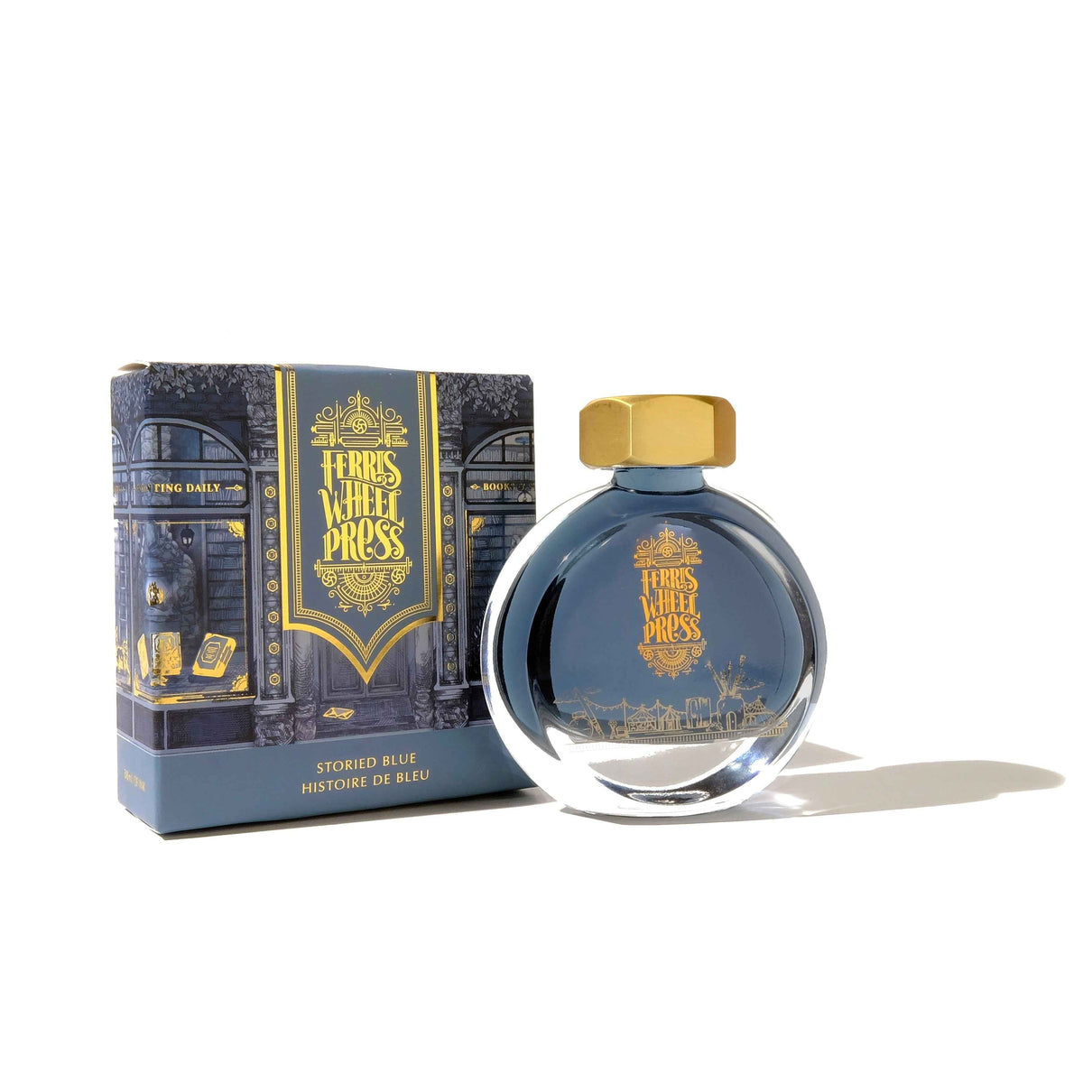 Ferris Wheel Press Fountain Pen Ink – Storied Blue, 38ml