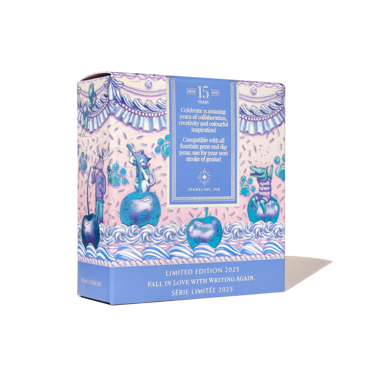 Ferris Wheel Press Limited Edition Fountain Pen Ink – Blue Revelry, 38ml