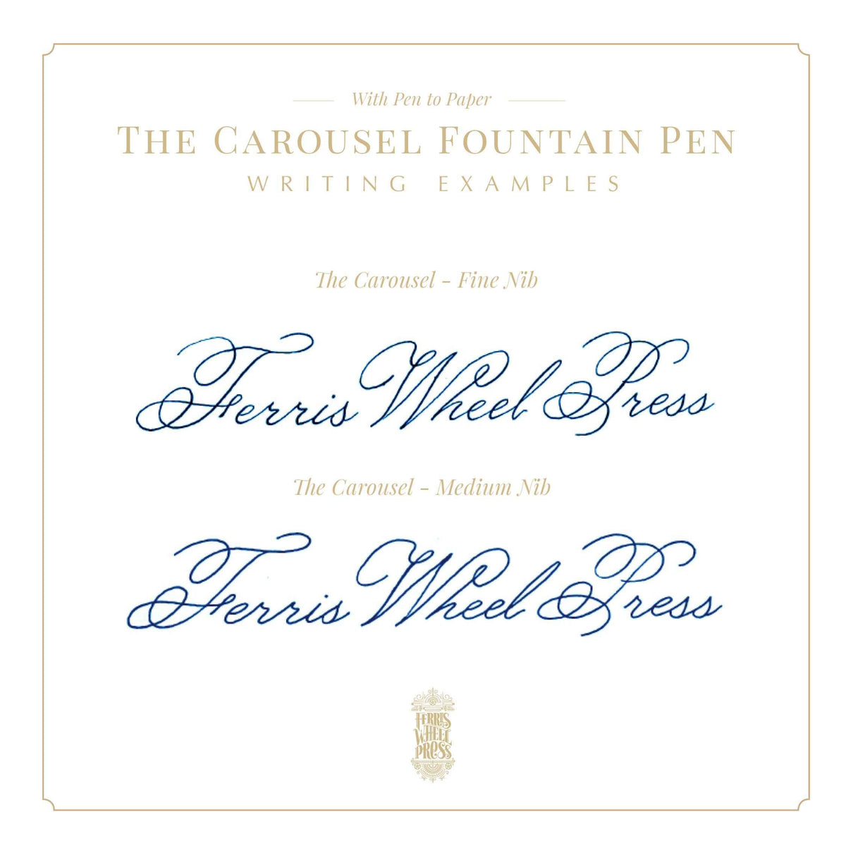 Ferris Wheel Press Carousel Fountain Pen – Hearty Harvest