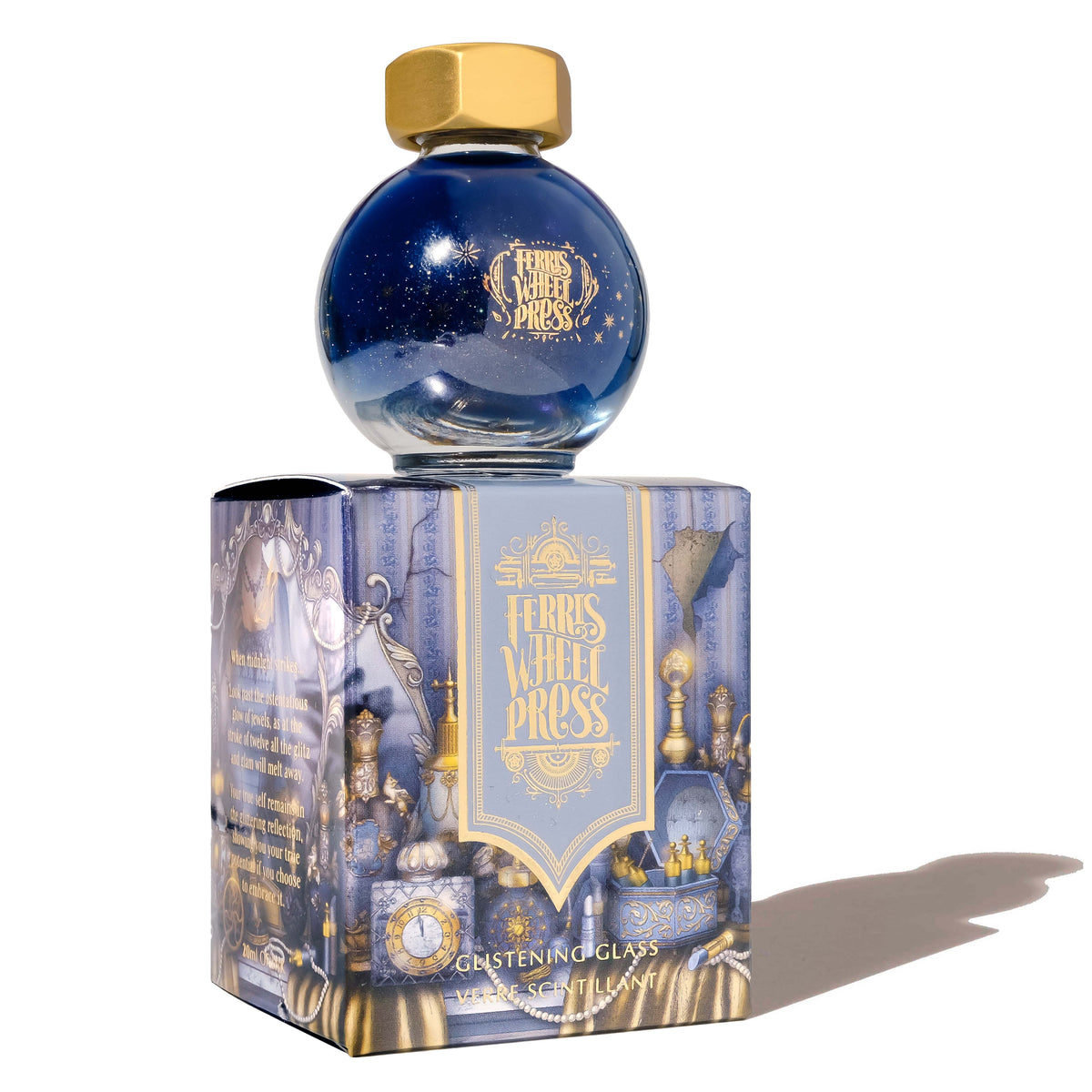 Ferris Wheel Press FerriTales Fountain Pen Ink – Glistening Glass, 20ml