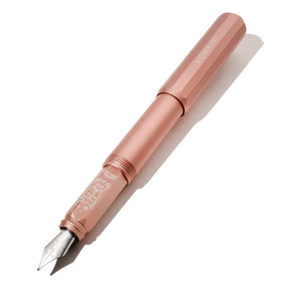 Ferris Wheel Press Aluminium Carousel Fountain Pen – Rose Petal Plush