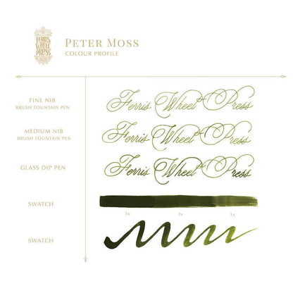 Ferris Wheel Press Fountain Pen Ink – Peter Moss, 38ml