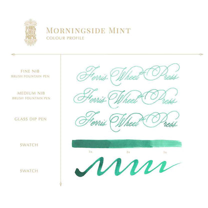 Ferris Wheel Press Fountain Pen Ink – Morningside Mint, 38ml