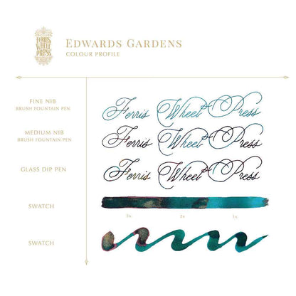 Ferris Wheel Press Fountain Pen Ink – Edwards Gardens, 38ml