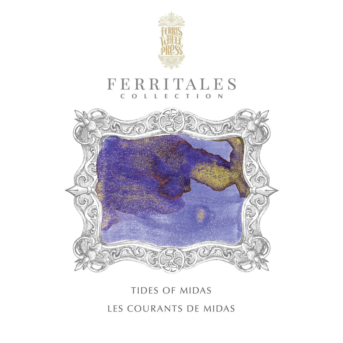 Ferris Wheel Press FerriTales Fountain Pen Ink – Tides of Midas, 10ml