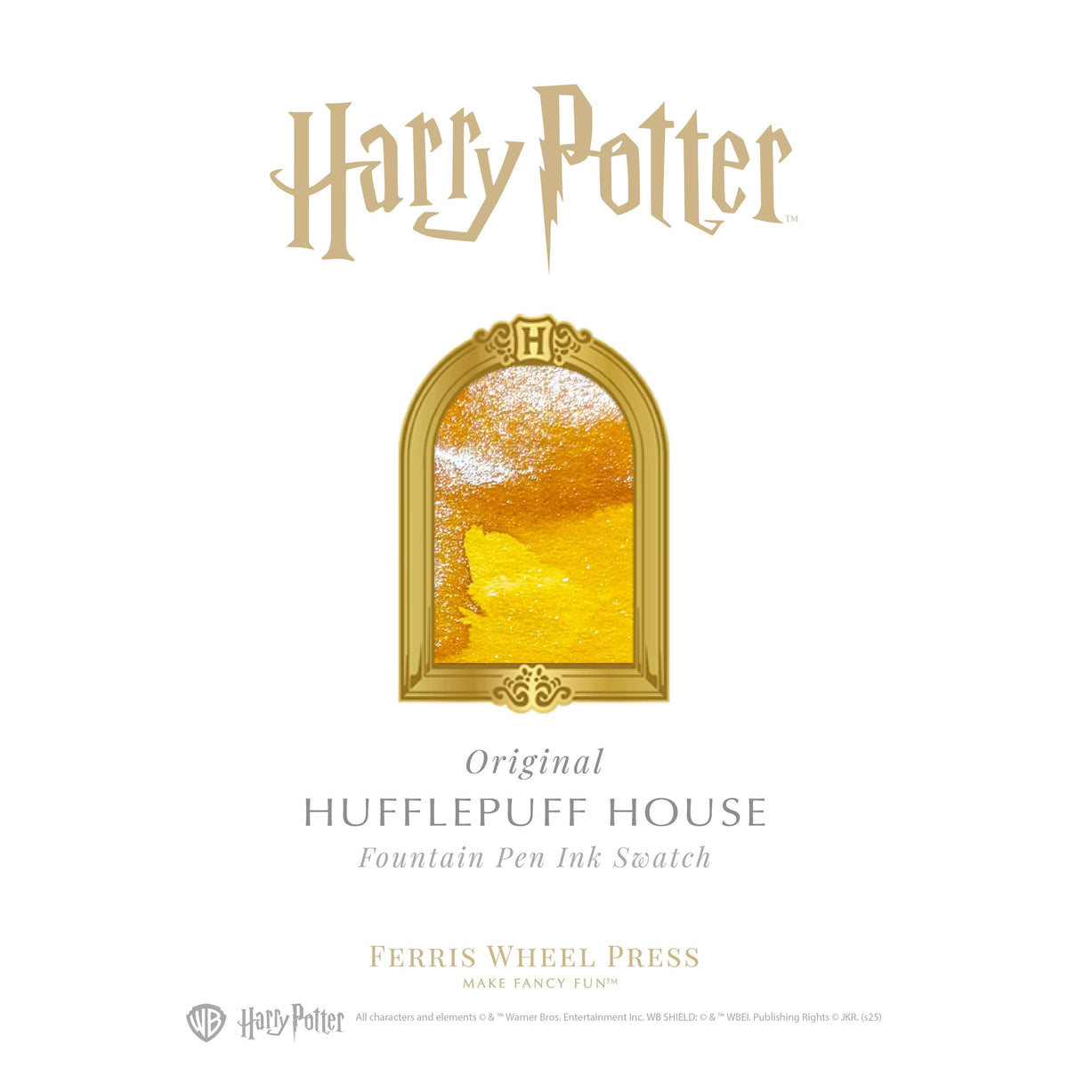 Ferris Wheel Press x Harry Potter Fountain Pen Ink – Hufflepuff House, 38ml