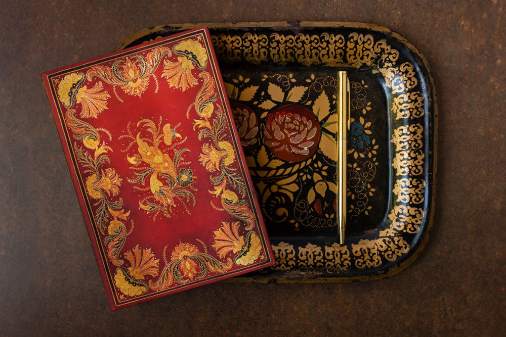 Paperblanks Fiammetta Midi Softback Flexi Journal – Plain, 176 Pages – design detail