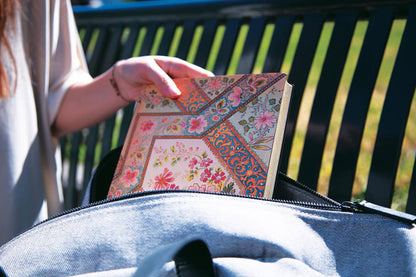 Paperblanks Filigree Floral Ivory Ultra Softback Flexi Journal – Lined, 240 Pages – design detail