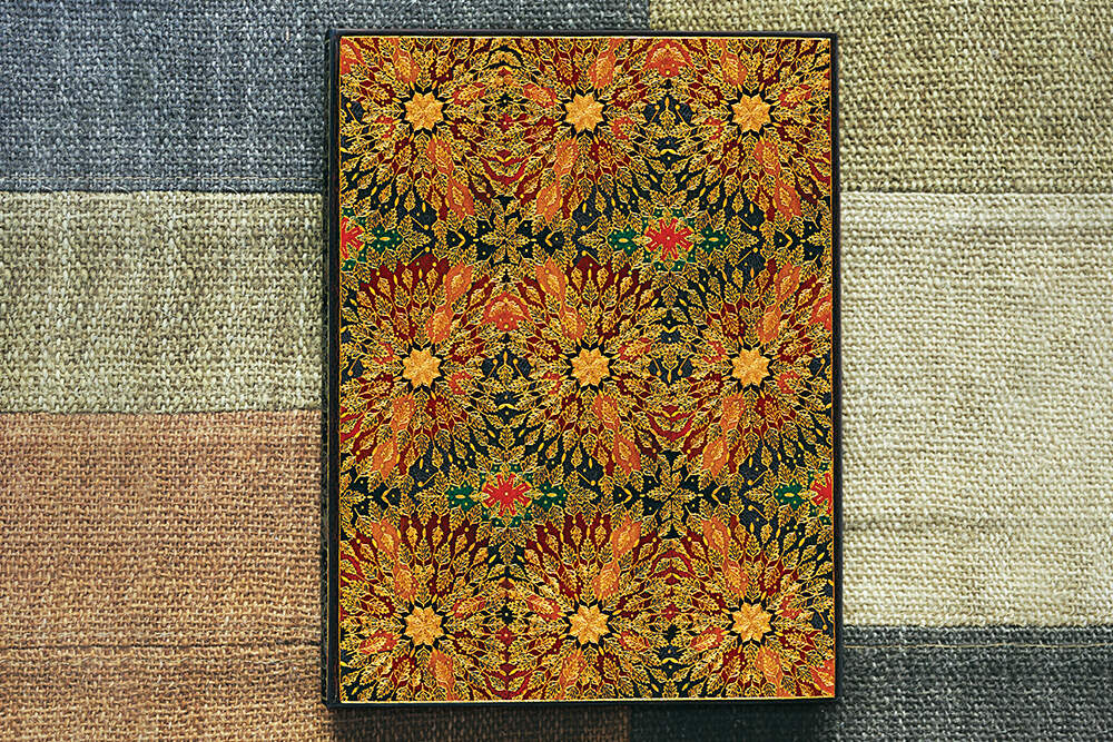 Paperblanks Fire Flowers Ultra Hardback Journal – Lined, 144 Pages – design detail