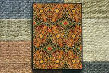 Paperblanks Fire Flowers Midi Hardback Address Book – 144 Pages – design detail