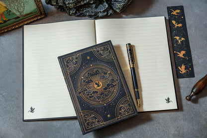 Paperblanks Shadows of Navarre/Fourth Wing Pencils – Pack of 4 – design detail