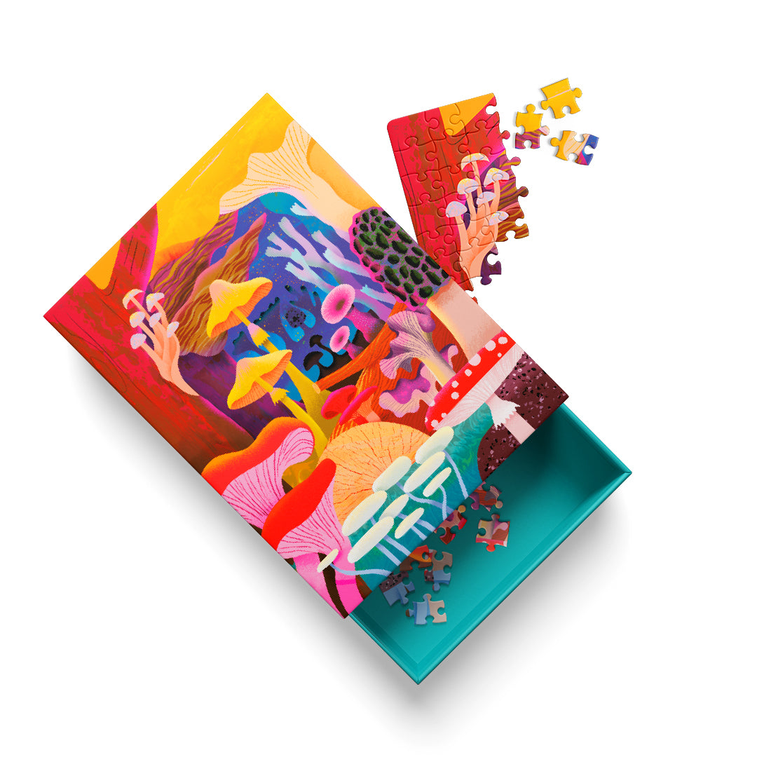 Fungi Mini Matchbox Jigsaw Puzzle (14146)