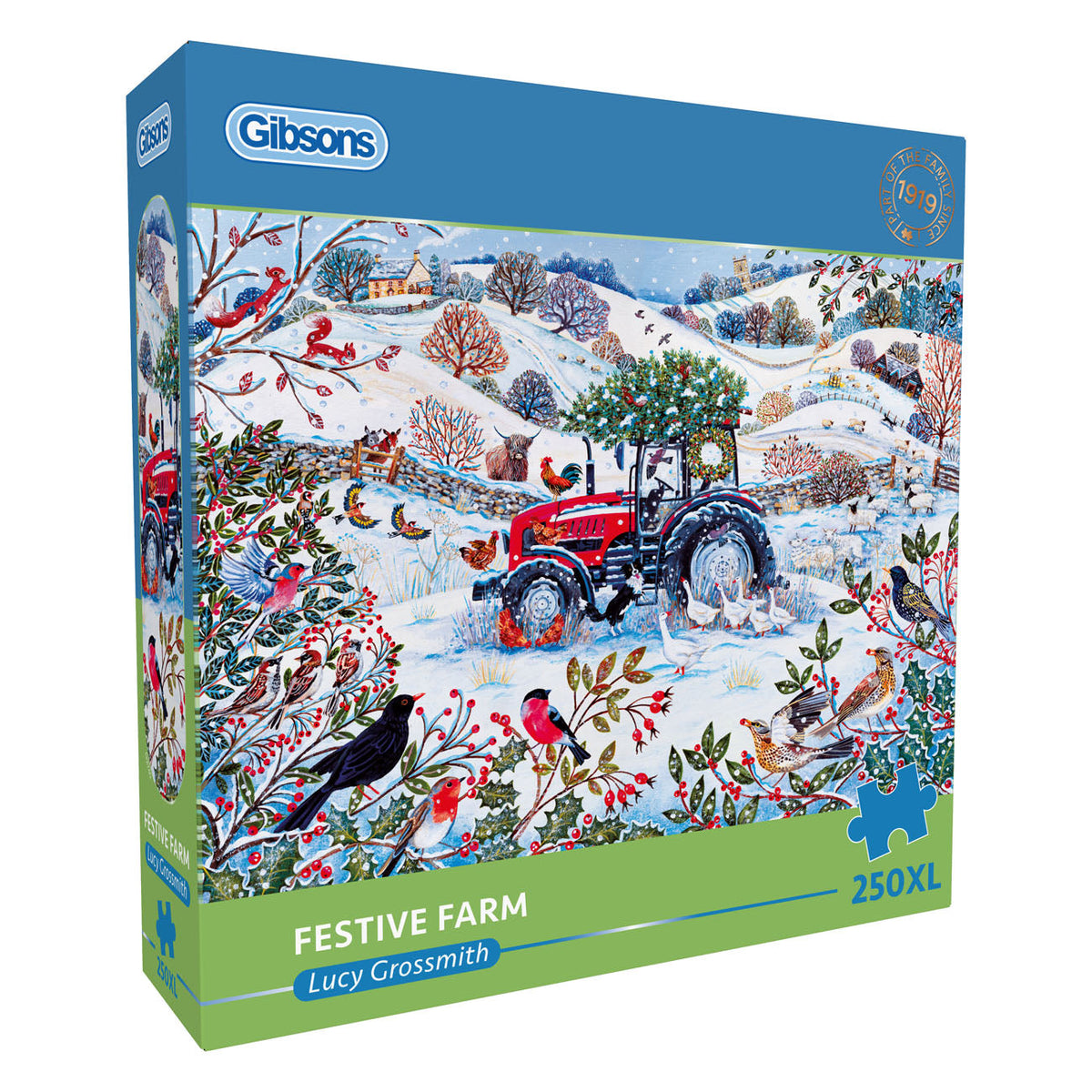 Gibsons Festive Farm 250 XL Piece Jigsaw Puzzle