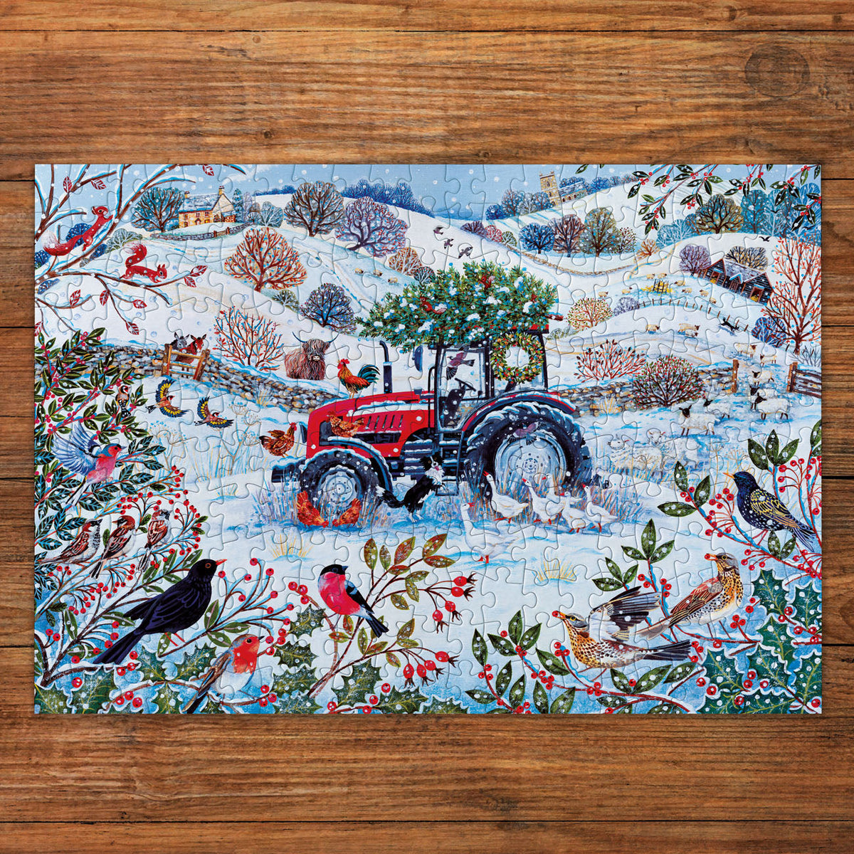 Gibsons Festive Farm 250 XL Piece Jigsaw Puzzle