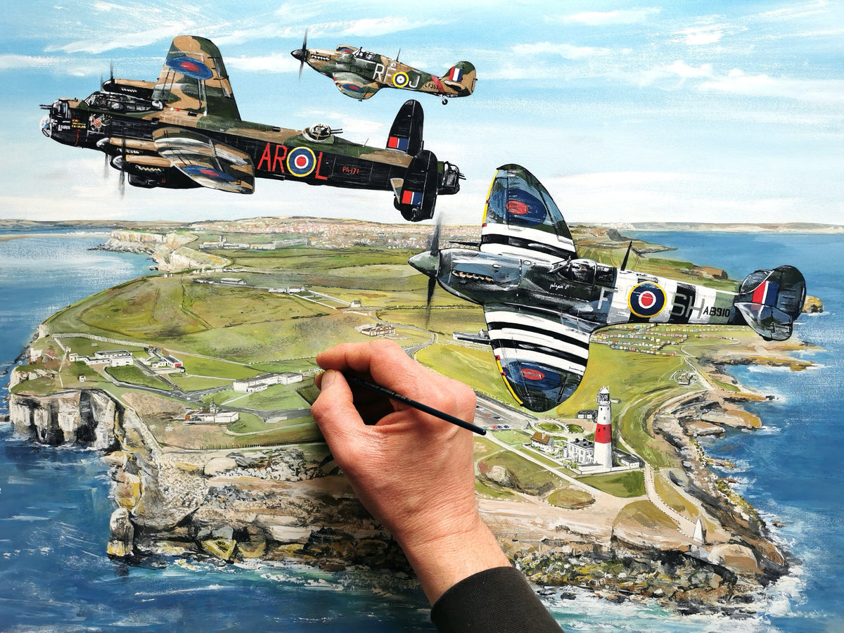 Gibsons Wings Over Portland 500 Piece Jigsaw Puzzle