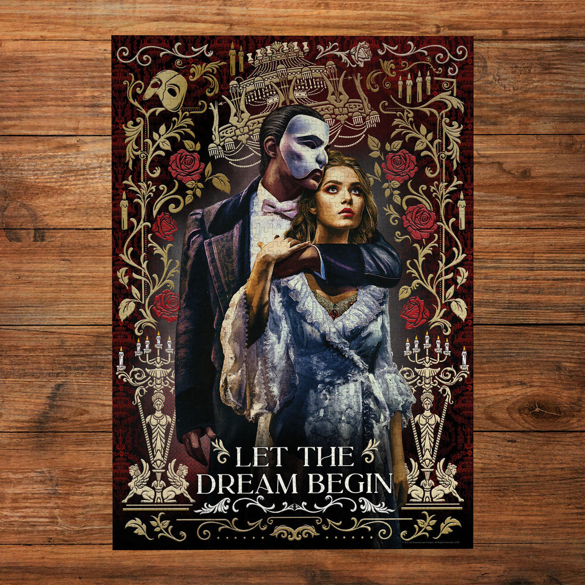 Gibsons Phantom of the Opera 500 Piece Jigsaw Puzzle