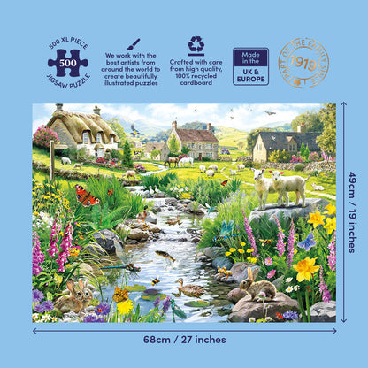 Gibsons Babbling Brook 500 XL Piece Jigsaw Puzzle