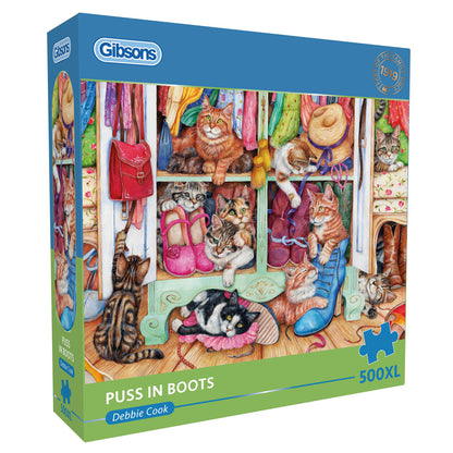 Gibsons Puss in Boots 500 XL Piece Jigsaw Puzzle