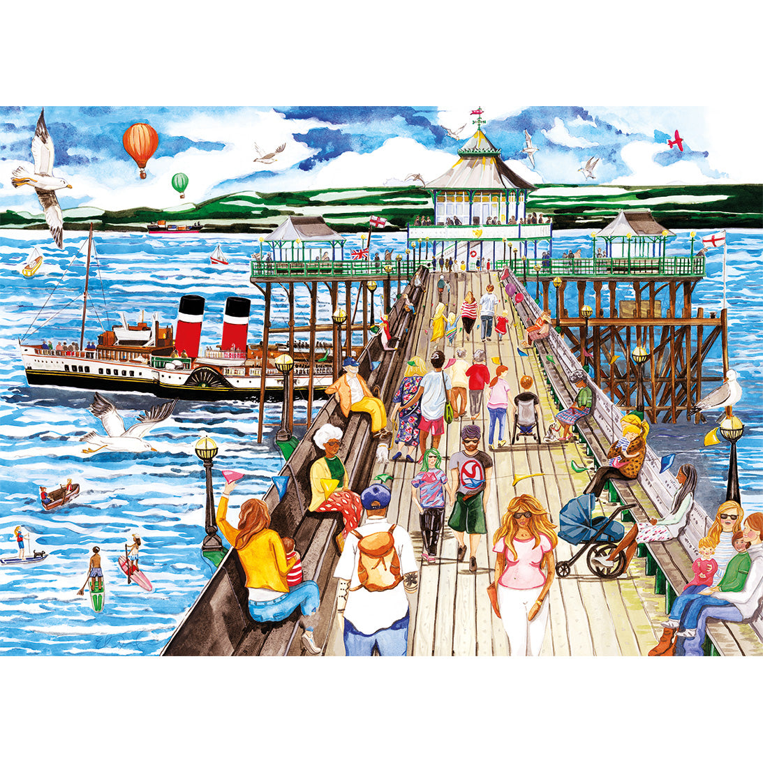 Gibsons Clevedon Pier 1000 Piece Jigsaw Puzzle