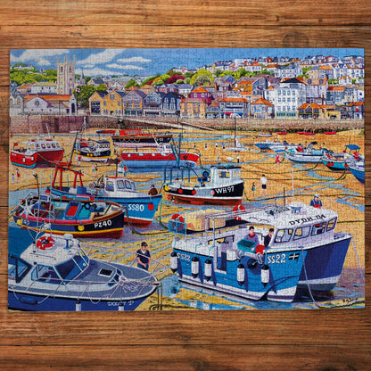 Gibsons Sand at St Ives 1000 Piece Jigsaw Puzzle