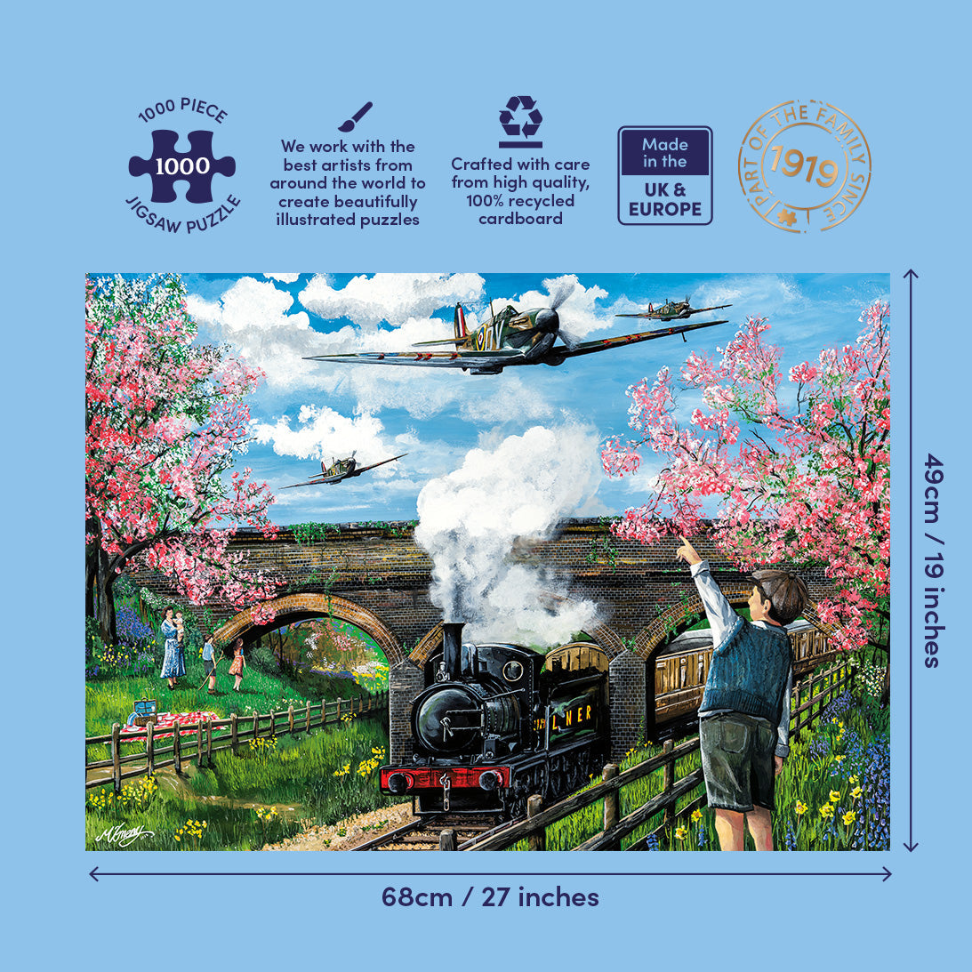 Gibsons Spitfire Surprise 1000 Piece Jigsaw Puzzle
